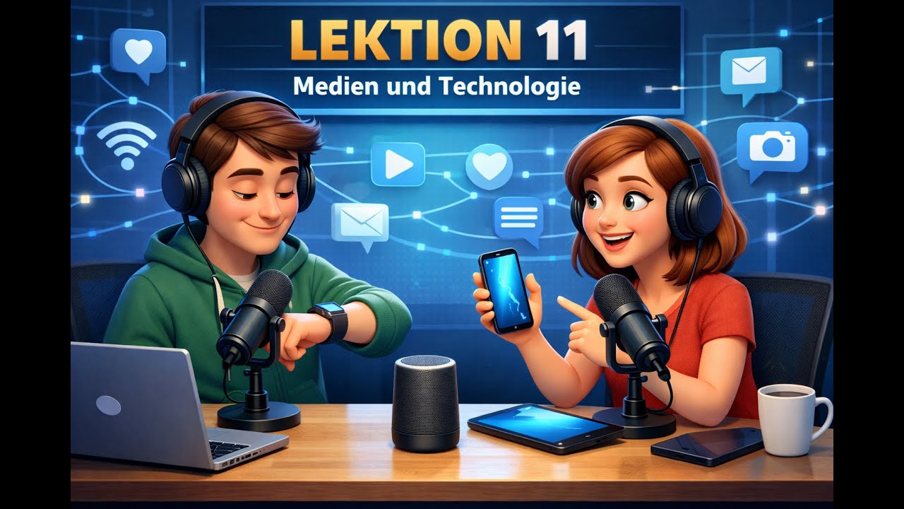 German Tech Vocabulary: 20-Minute Immersive Conversation (A1-A2) | Smartphones & Internet 🇩🇪