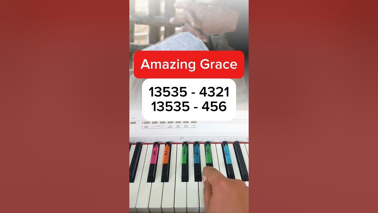 Amazing Grace - Easy Piano Tutorial for Beginners Amazing Grace - Easy Piano Tutorial for Beginners