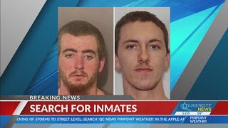 Manhunt underway for 2 escaped inmates in Chesterfield County