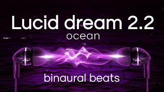 Binaural Beats for Lucid Dreaming with Ocean Sounds: Theta Waves at 4Hz - Black Screen
