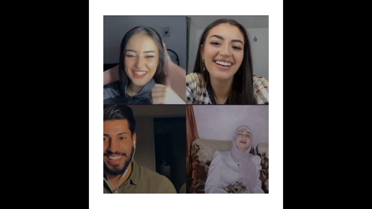 لايف ندى الجزائرية 🇩🇿❤️ ونوران مع رمزي يدعمون اليوتبورز المصرية سارة بعد فقدانها البصر