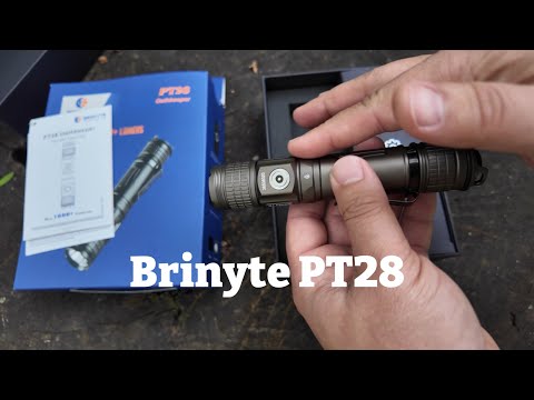 Brinyte PT28 Oath Keeper Rechargeable Tactical Flashlight - 1600 lumens of awesomeness
