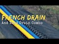 How to Install a French Drain and Yard Drain Combo [ Don't Use the Same Drain Pipe! ]