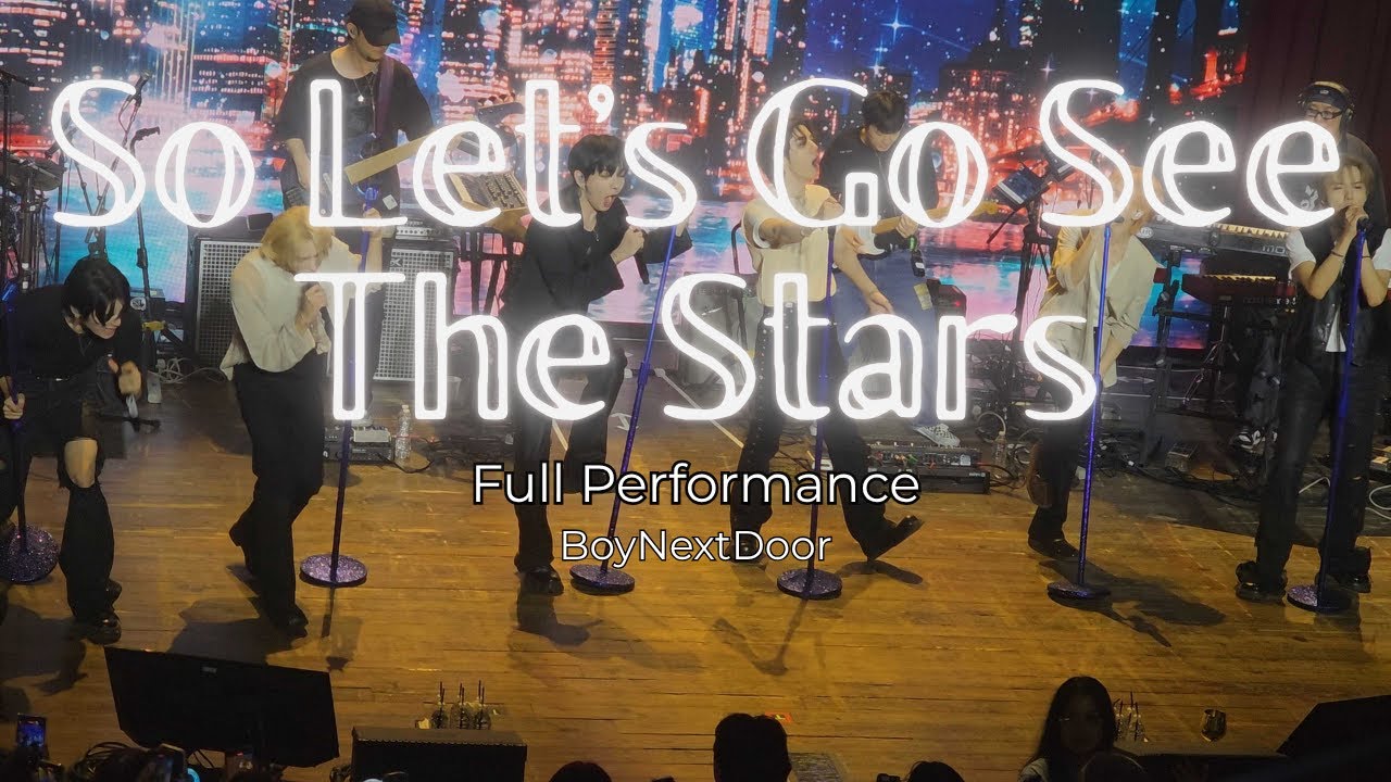 So Let's Go See The Stars -BoyNextDoor -House of Blues- Lollapalooza After Show - in Chicago! 080225