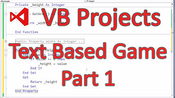 VB.NET 2013: Text Based Game (Part 1/6)