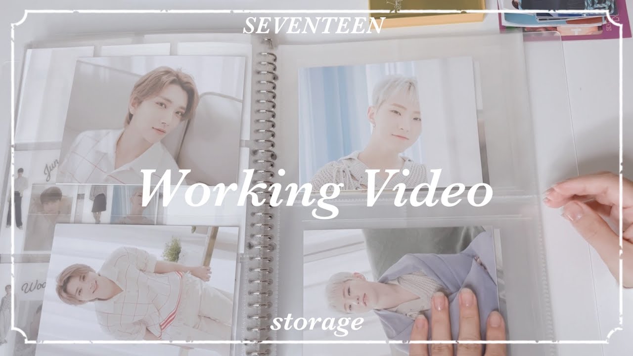 【Working Video】セブチのグッズ収納 | 세븐틴 | SEVENTEEN | [goods storage]