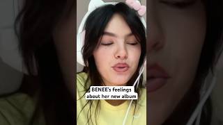 @beneemusic’s new album “Ur An Angel I’m Just Particles” drops 11/7 and she shared her feelings 👼
