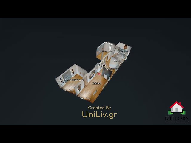 Completed project - Professional video & 3D virtual tour - Renovated apartment in Thessaloniki