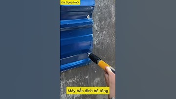 Máy Bắn Đinh Bê Tông Thế Hệ Mới, Máy Bắn Đinh Hạt Nổ Mẫu Cải Tiến #giadungnadi #maybandinh #cokhi