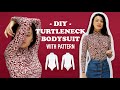 DIY Turtleneck Bodysuit w/ pattern | Capsule Wardrobe #1