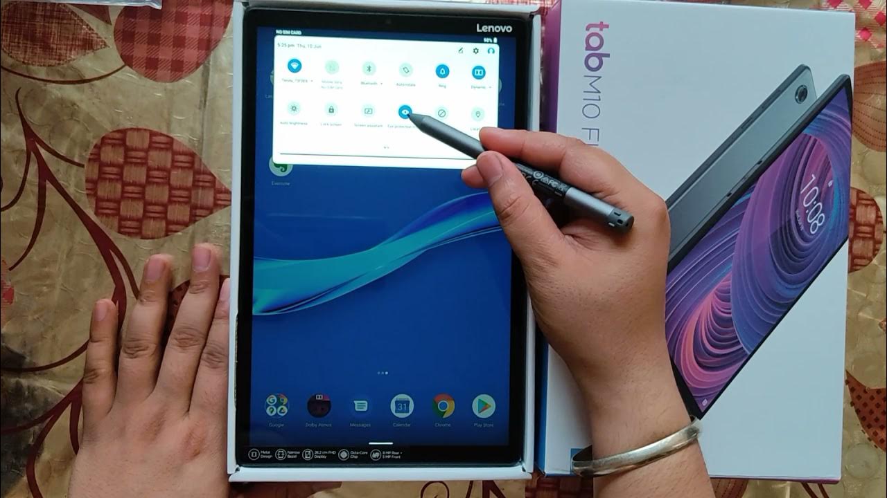 Lenovo Tab M10 FHD Plus(2nd Gen) with Active Pen unboxing, Lenovo Active  Pen