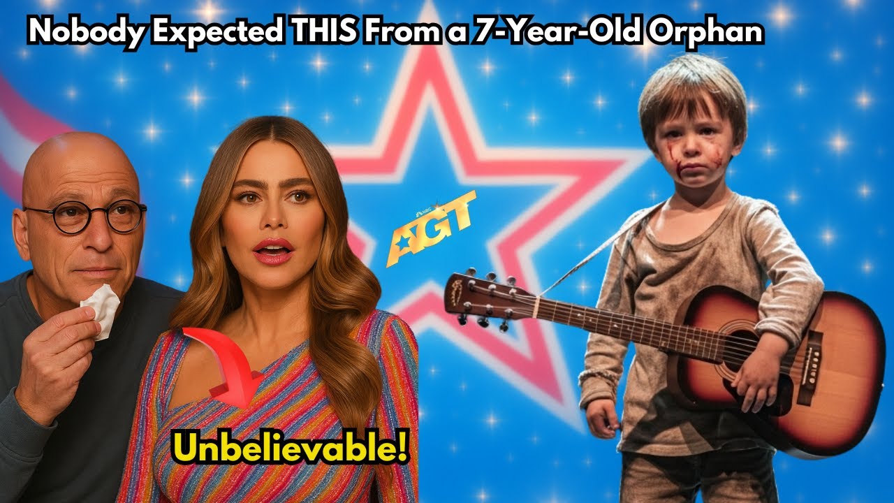 Heartbreaking! 7 Year Old Gaza Orphan’s Song Shocks AGT 2025 ai generated