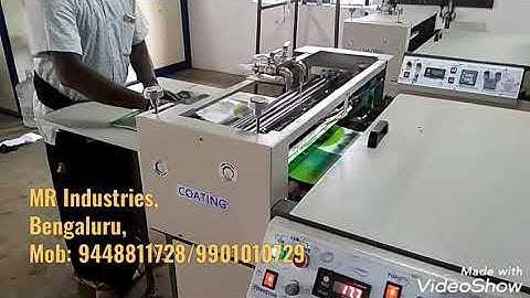 UV Coating and Curing machine