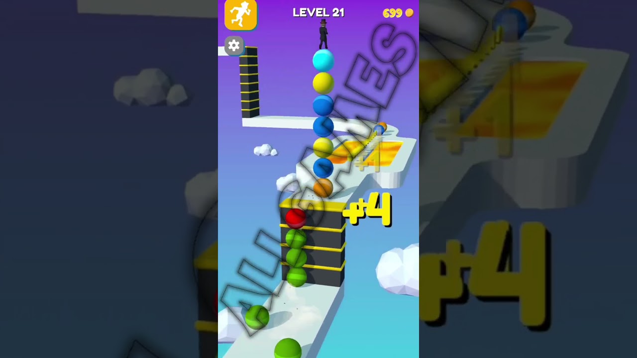 Stack Rider LVL 21 Gameplay FUN GAME 