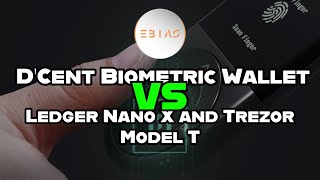 Review D’Cent Biometric Wallet vs  Ledger Nano X and Trezor Model T