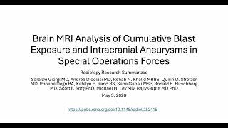 (Radiology: In Training) In a Minute Submission