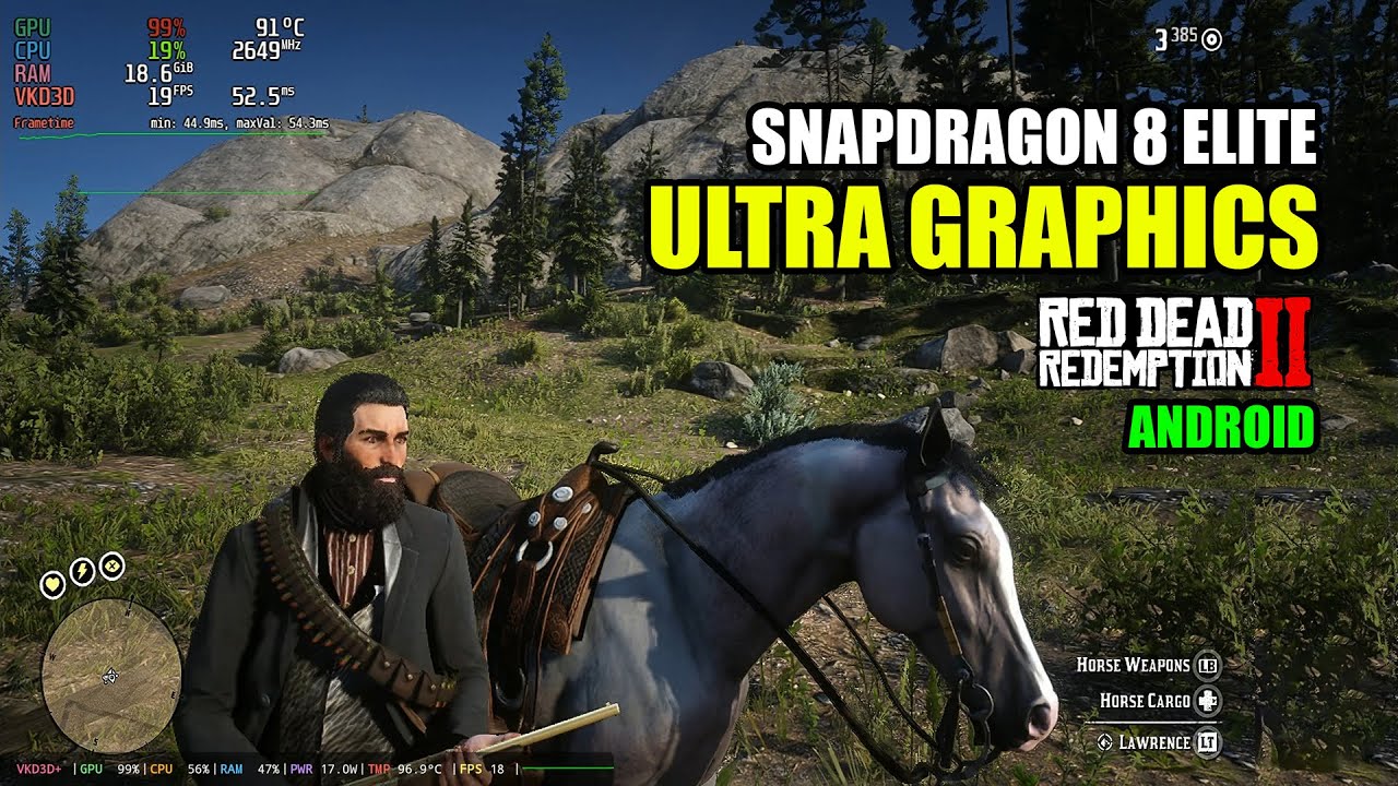 This is just a test - Red Dead Redemption 2 Ultra-quality graphics - Snapdragon 8 Elite (Android)
