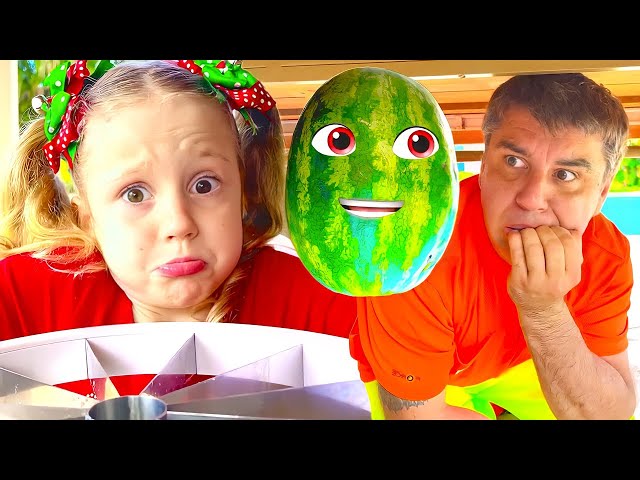 Nastya dan dongeng semangka untuk anak-anak class=