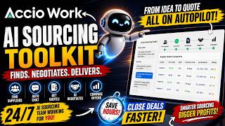 AI That Finds Suppliers, Gets Quotes & Negotiates for You | Accio Sourcing Toolkit