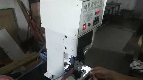 semi-automatic wire crimping machine with vibration plate