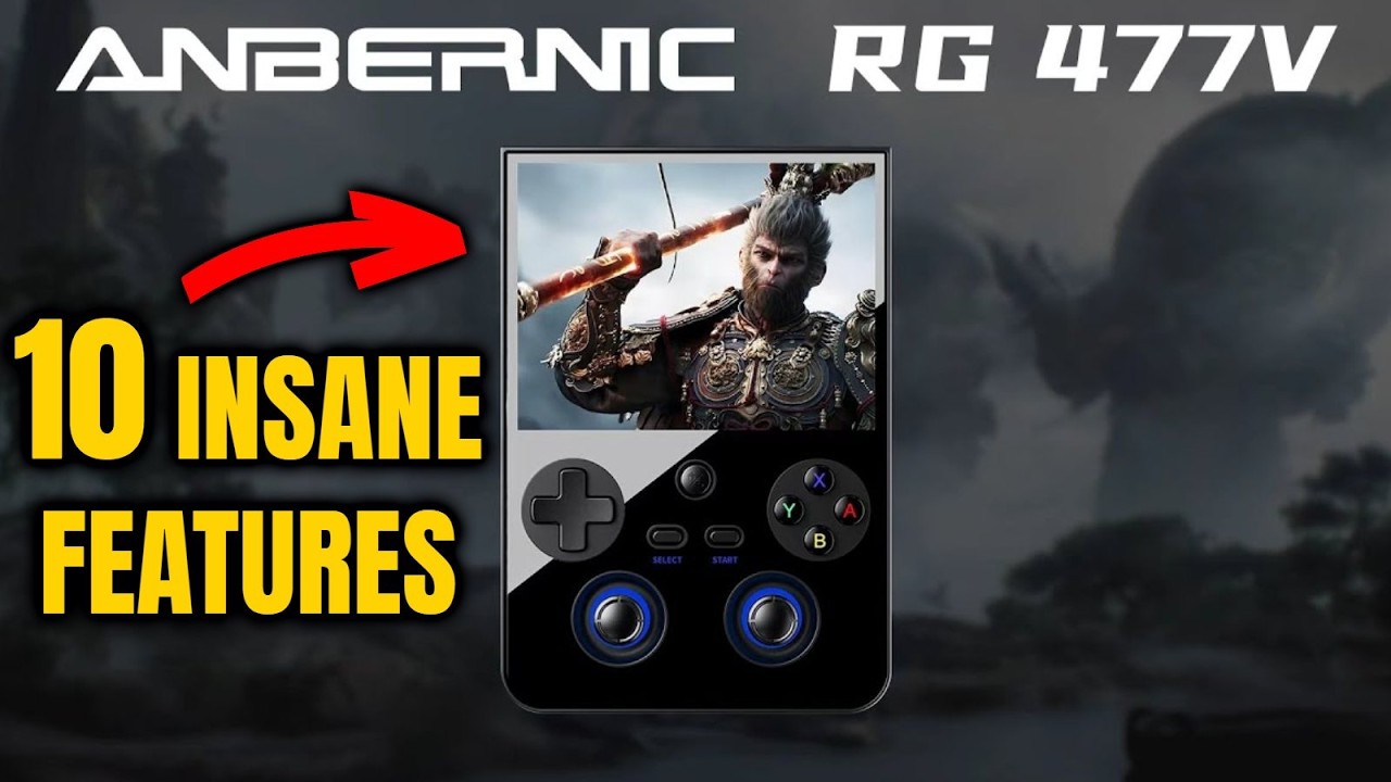 ANBERNIC RG 477V First Look: 10 Crazy Features (New Flagship