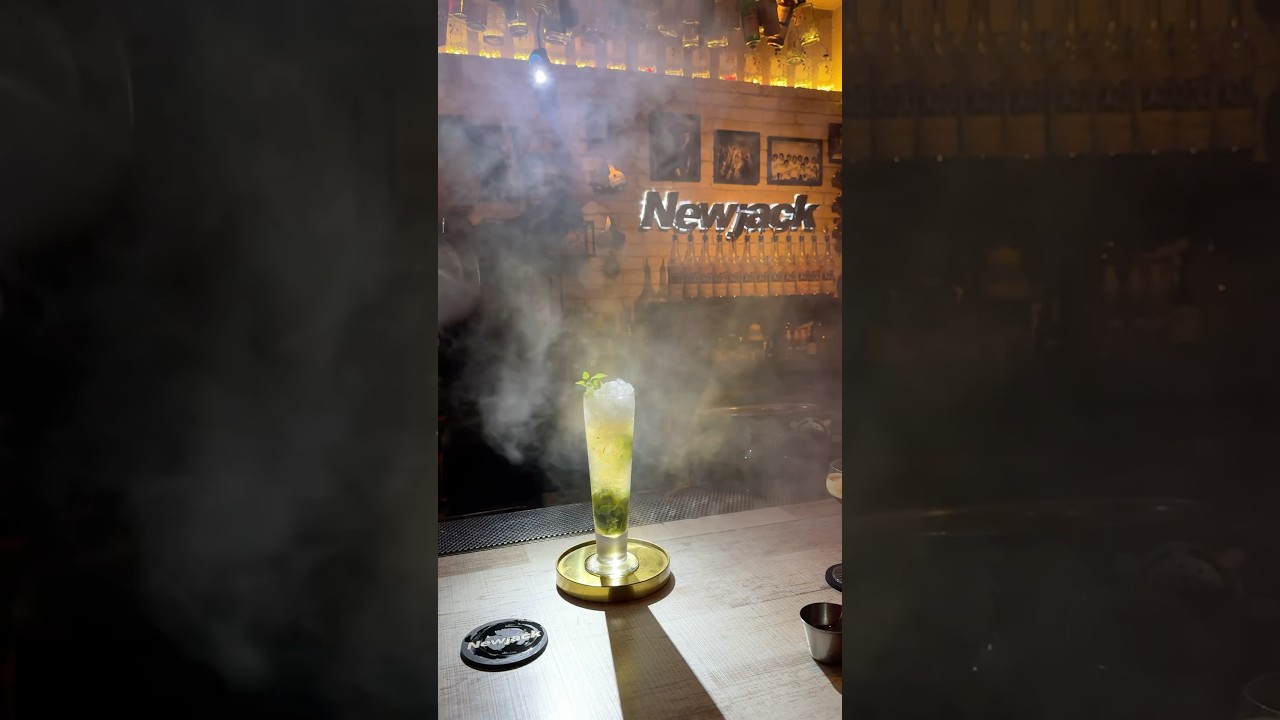 Smoky Mojito at NewJack Flairbar in Yokohama!!