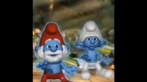 Thumbnail of Smurfs Dancing #shorts