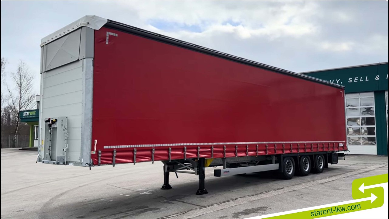 Schmitz Megatrailer Hubdach Liftachse D.C. 9.5 - Zertifikat | MIETE | TR26058 | www.starent-lkw.com