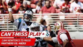 Cam Newton's Big 40-Yard TD Pass! | Can't-Miss Play | NFL Week 1 Highlights