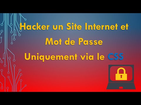 Hacker Site Internet et Mot de Passe uniquement via le CSS ??? (2021)