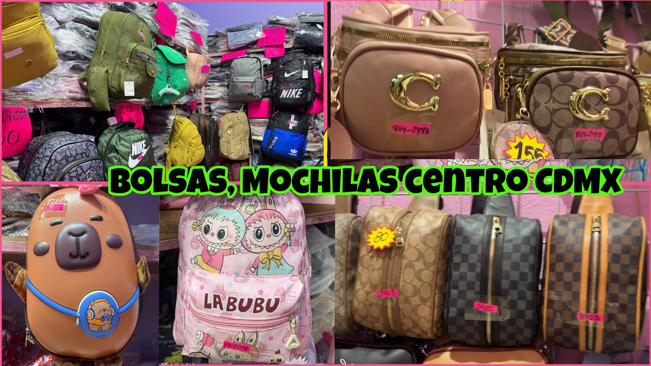 Bolsas y Mochilas económicas ÁMBAR CENTRO CDMX