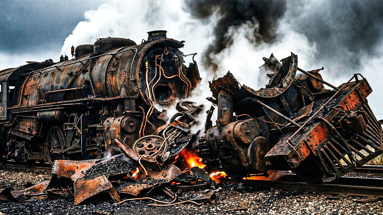 Exploding Locomotive The Largest Steam Train to Explode - C&O 1642 - YouTube