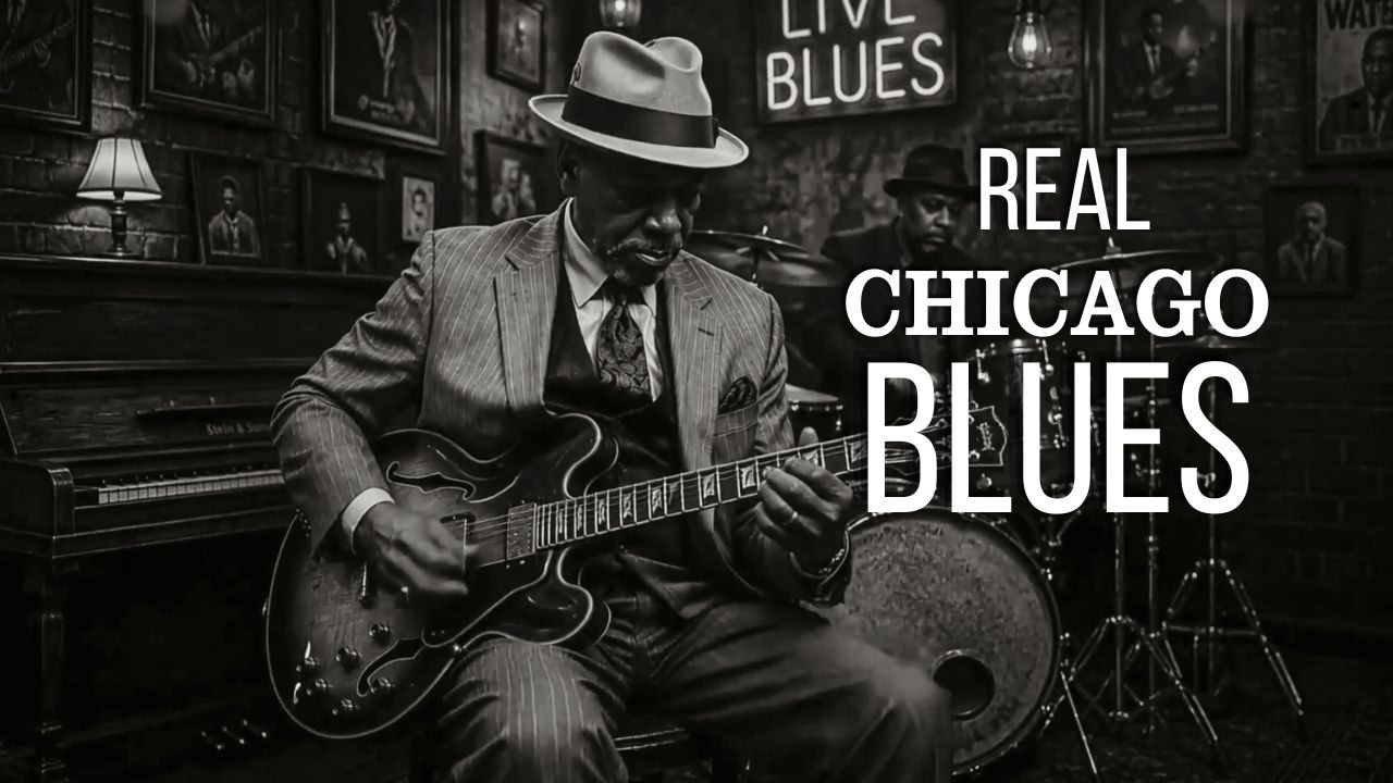 🔥Real Chicago Blues 🎸 | Deep Guitar Grooves #blues #chicagoblues