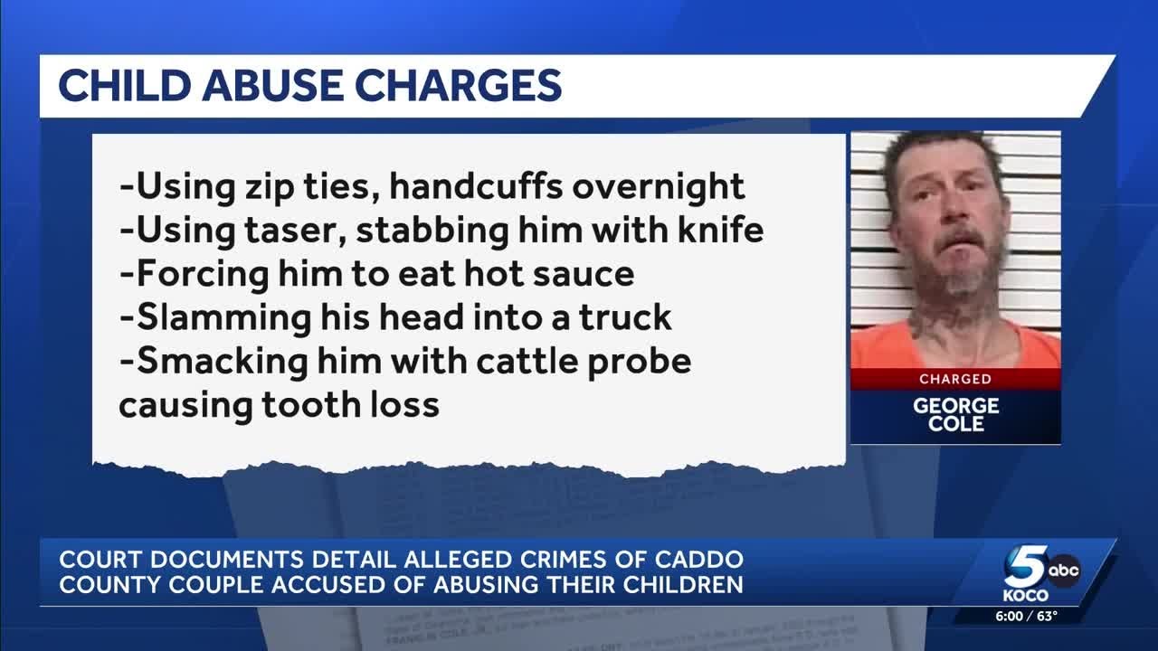 Court documents detail alleged crimes of Caddo County couple accused of abusing their children