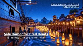 Lantern Harbor for Burnout & Emotional Exhaustion | Chinese Sleep Journey (Breathing Scrolls EP10)