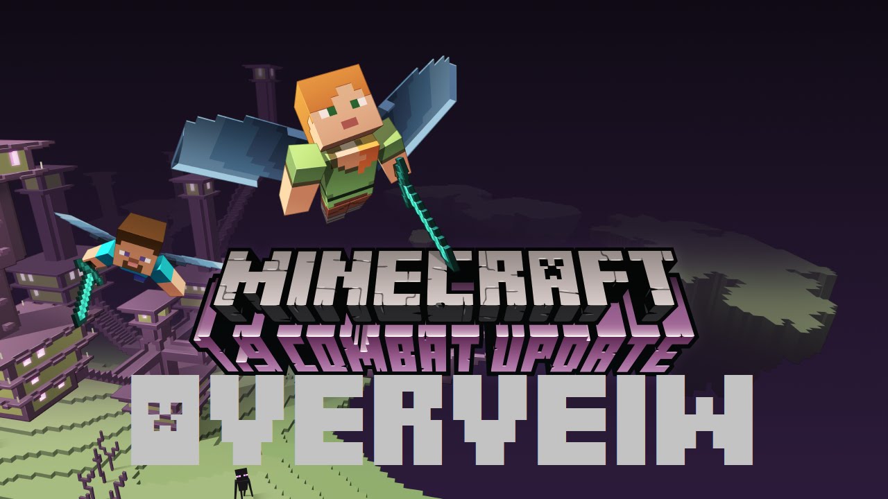 Minecraft 1.9 Update Overveiw The Combat Update Wings,Boats,End Cities and more - YouTube