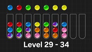Ball Sort Puzzle Game - Level 29 30 31 32 33 34 - Android and IOS Gameplay