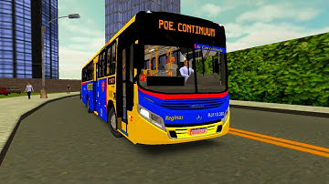 Proton Bus Simulator - Caio Apache Vip IV MB OF-1721 BlueTec 5 - Mapa Aricanduva L1022