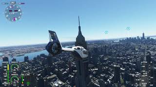 Microsoft Flight Simulator 2021 - Helicopter Flight over Manhattan.