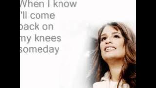 My Man - Glee (Lyrics)