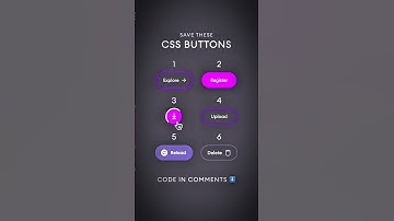 ✨ 6 Beautiful CSS Buttons You Must Try! 💻 | Modern UI Design #cssfilters #css #htmlcss #jqueryui
