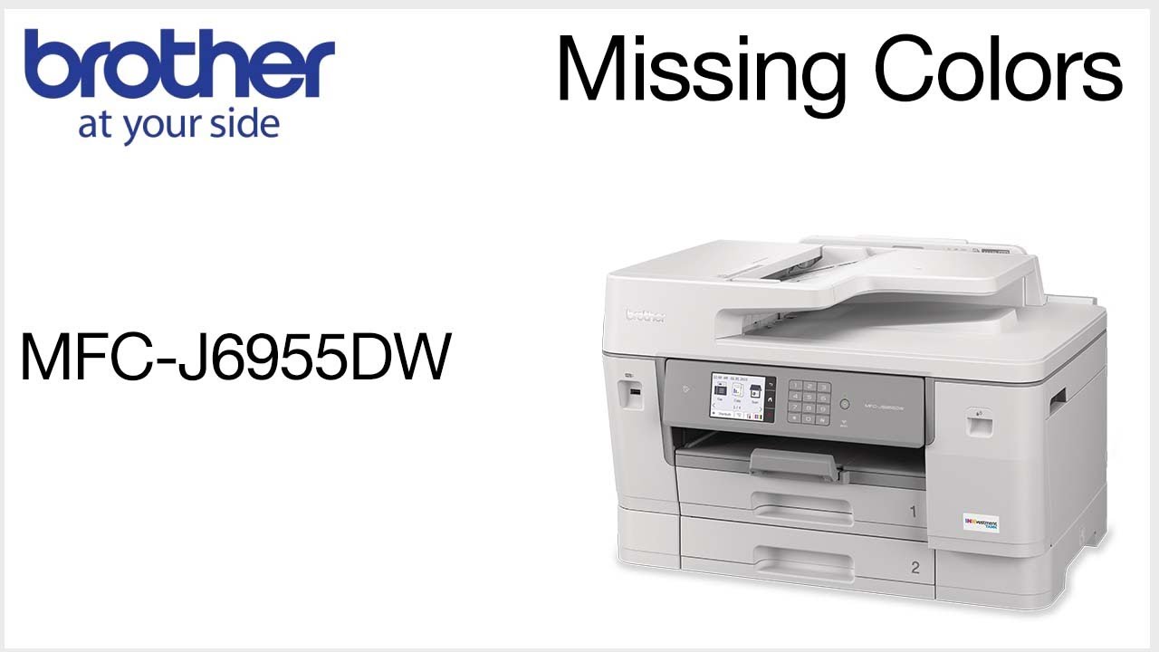 MFCJ6955DW missing colors - YouTube