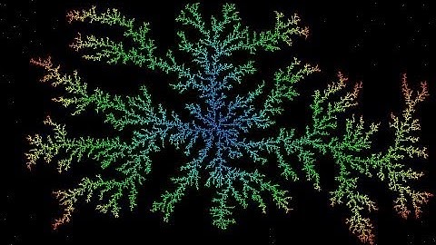 Brownian Diffusion and Aggregation in a Square Lattice