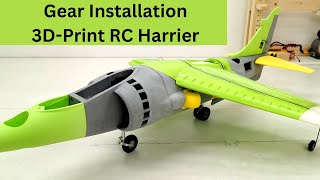3D-Print Harrier | Gear Installation and  Stress Testing | DIY RC VTOL Jet