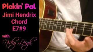 Jimi Hendrix chord - E7#9 guitar lesson