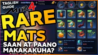 Mir4 How to get RARE materials Tagalog Tutorial Part 1
