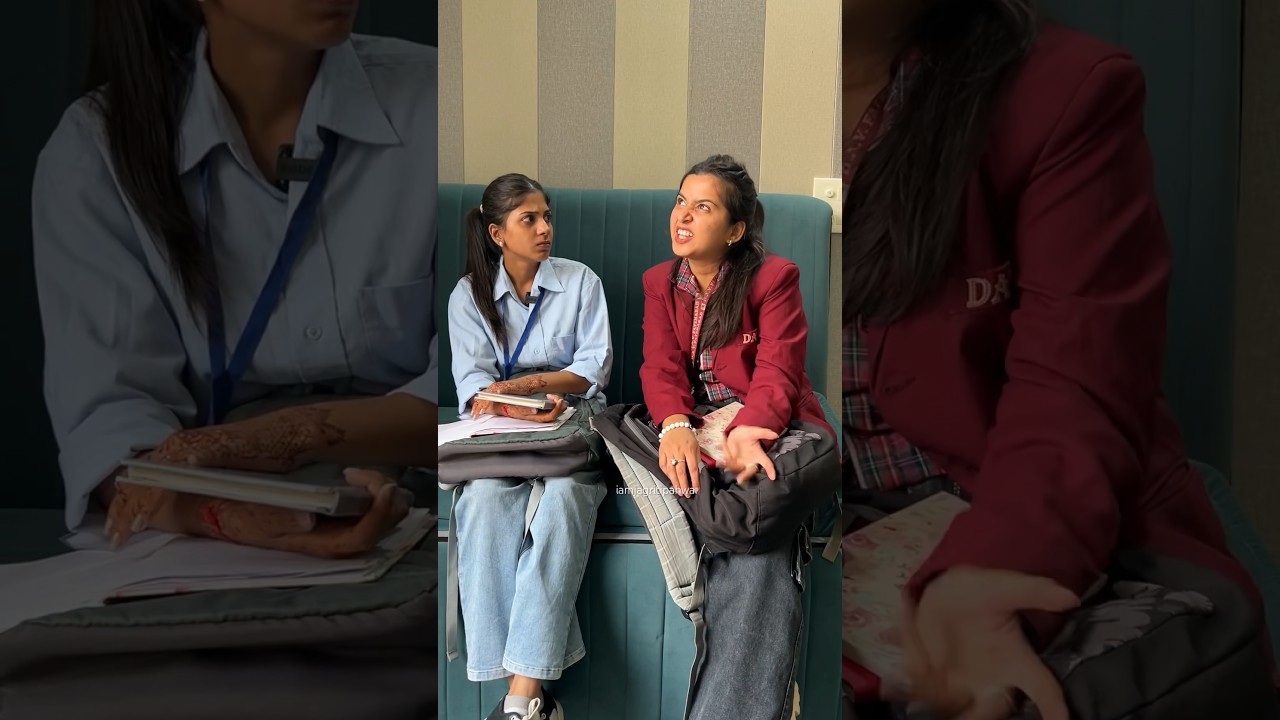 DAV students flauting their school 😂 