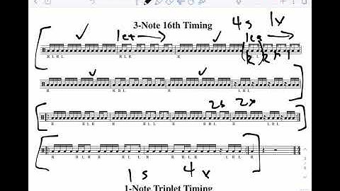 3-Note 16th Timing