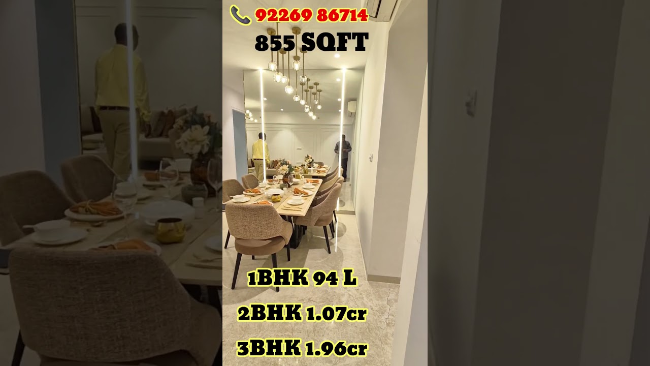 Thane KOLSHET ROAD 1 BHK 94 L | 2 BHK 1.07| 3BHK 1.96