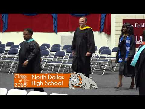 Dallas ISD North Dallas High School Graduation 2018